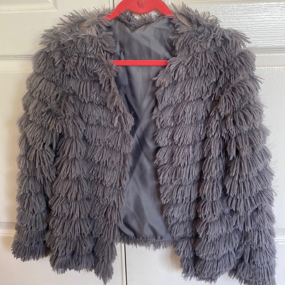 Furry Fringe Jacket